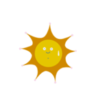 It's sunny today.（個別スタンプ：10）