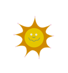 It's sunny today.（個別スタンプ：12）