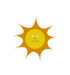 It's sunny today.（個別スタンプ：13）