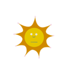 It's sunny today.（個別スタンプ：14）