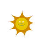 It's sunny today.（個別スタンプ：16）