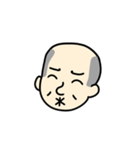 はたらくおじさんの顔（個別スタンプ：6）