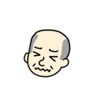 はたらくおじさんの顔（個別スタンプ：11）