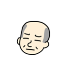 はたらくおじさんの顔（個別スタンプ：12）