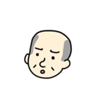 はたらくおじさんの顔（個別スタンプ：13）
