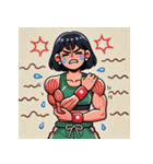 ジム女子スタンプ（個別スタンプ：4）