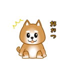 nobobi アニメ 元気で楽しそうな柴わんこ（個別スタンプ：2）