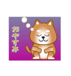 nobobi アニメ 元気で楽しそうな柴わんこ（個別スタンプ：10）