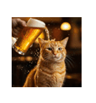 猫と酒（個別スタンプ：1）