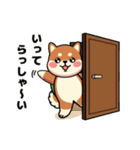 カメ柴#家族で使える日常会話（個別スタンプ：3）