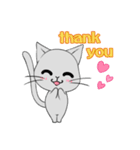 【1年中使える】ふわもちネコさん（個別スタンプ：10）