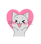 【1年中使える】ふわもちネコさん（個別スタンプ：13）
