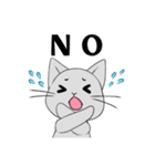 【1年中使える】ふわもちネコさん（個別スタンプ：24）