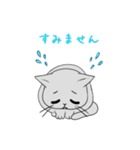 【1年中使える】ふわもちネコさん（個別スタンプ：32）