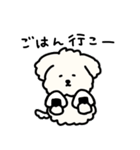 犬のもこまるの計画・連絡に便利なスタンプ（個別スタンプ：1）