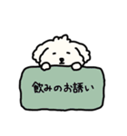 犬のもこまるの計画・連絡に便利なスタンプ（個別スタンプ：34）