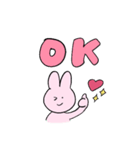 うさぎと恋人に送る生活（個別スタンプ：32）