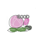 ふんわりイラスト英語文字（個別スタンプ：13）