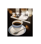 ブラックでCoffee Time（個別スタンプ：6）