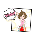 YUCCAのバランスボールLINEスタンプ（個別スタンプ：3）