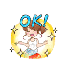 YUCCAのバランスボールLINEスタンプ（個別スタンプ：7）