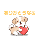 かわいいシーズー犬の岡山弁スタンプ（個別スタンプ：8）