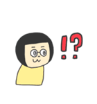 ボーンを吹くめがね3（個別スタンプ：17）