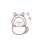 文字なし｜動く♪毎日使えるラテくん（個別スタンプ：3）