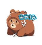 可愛いクマのスタンプ！（個別スタンプ：10）