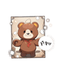 可愛いクマのスタンプ！（個別スタンプ：36）