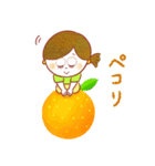 みかん先生 みかんスタンプ（個別スタンプ：20）