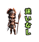 仮装女子_ちび_戦う女偏（個別スタンプ：2）