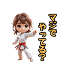 仮装女子_ちび_戦う女偏（個別スタンプ：35）