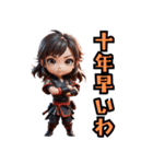 仮装女子_ちび_戦う女偏（個別スタンプ：37）