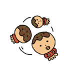 ぐちゃぐちゃたこ焼き（個別スタンプ：3）