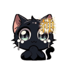 気まぐれ黒猫スタンプ（個別スタンプ：15）