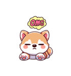 親子で使える！柴犬シンプルスタンプ（個別スタンプ：10）