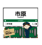 京都 鞍馬線・叡山本線の駅名 シンプル敬語（個別スタンプ：12）