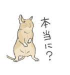 ちょいデフォデグースタンプ（サンド）（個別スタンプ：12）