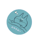 まめぴとパパとママ。（個別スタンプ：6）