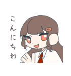 日常の女の子ズ（個別スタンプ：3）