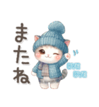 猫がいっぱい♡敬語＆挨拶（個別スタンプ：3）