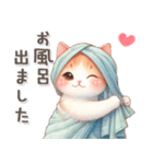 猫がいっぱい♡敬語＆挨拶（個別スタンプ：22）