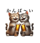 【猫】酒クズ専用（個別スタンプ：3）