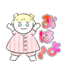 ハワイの女の子♡デカ文字（個別スタンプ：5）