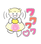 ハワイの女の子♡デカ文字（個別スタンプ：11）