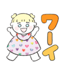 ハワイの女の子♡デカ文字（個別スタンプ：12）