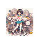 配線ガール（個別スタンプ：4）