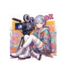 配線ガール（個別スタンプ：7）