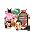 50s ロカビリーのスタンプ 2 AI（個別スタンプ：20）